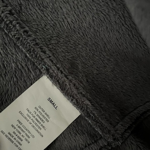 Free Country Women’s Prevail Blue Softshell Full Zip Wind Water Resistant Jacket - Picture 7 of 8